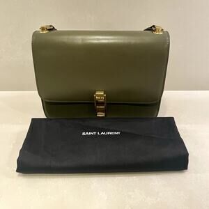 SAINT LAURENT Le Carré Bag in Olive Green